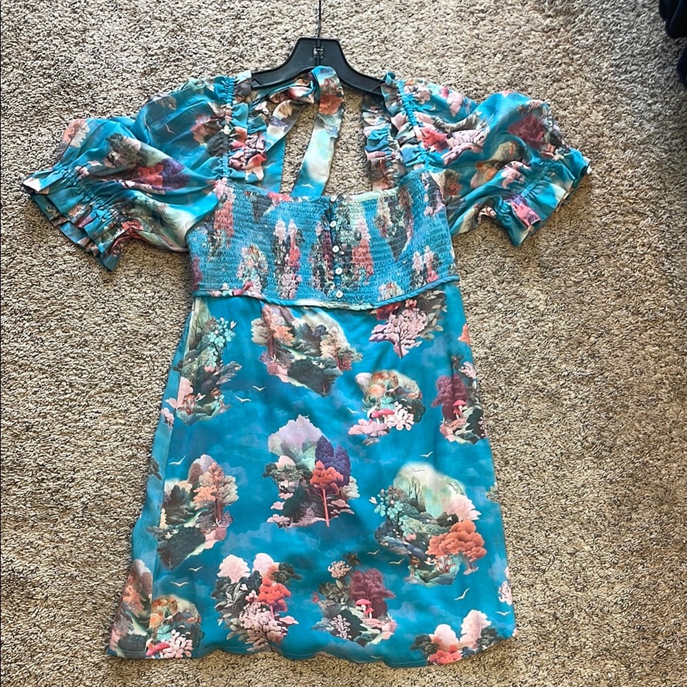 Fairytale print dress